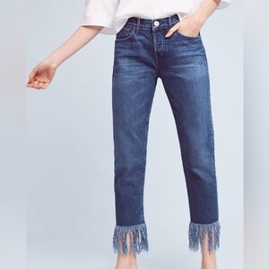 3x1 NYC Fringe Dark Jeans